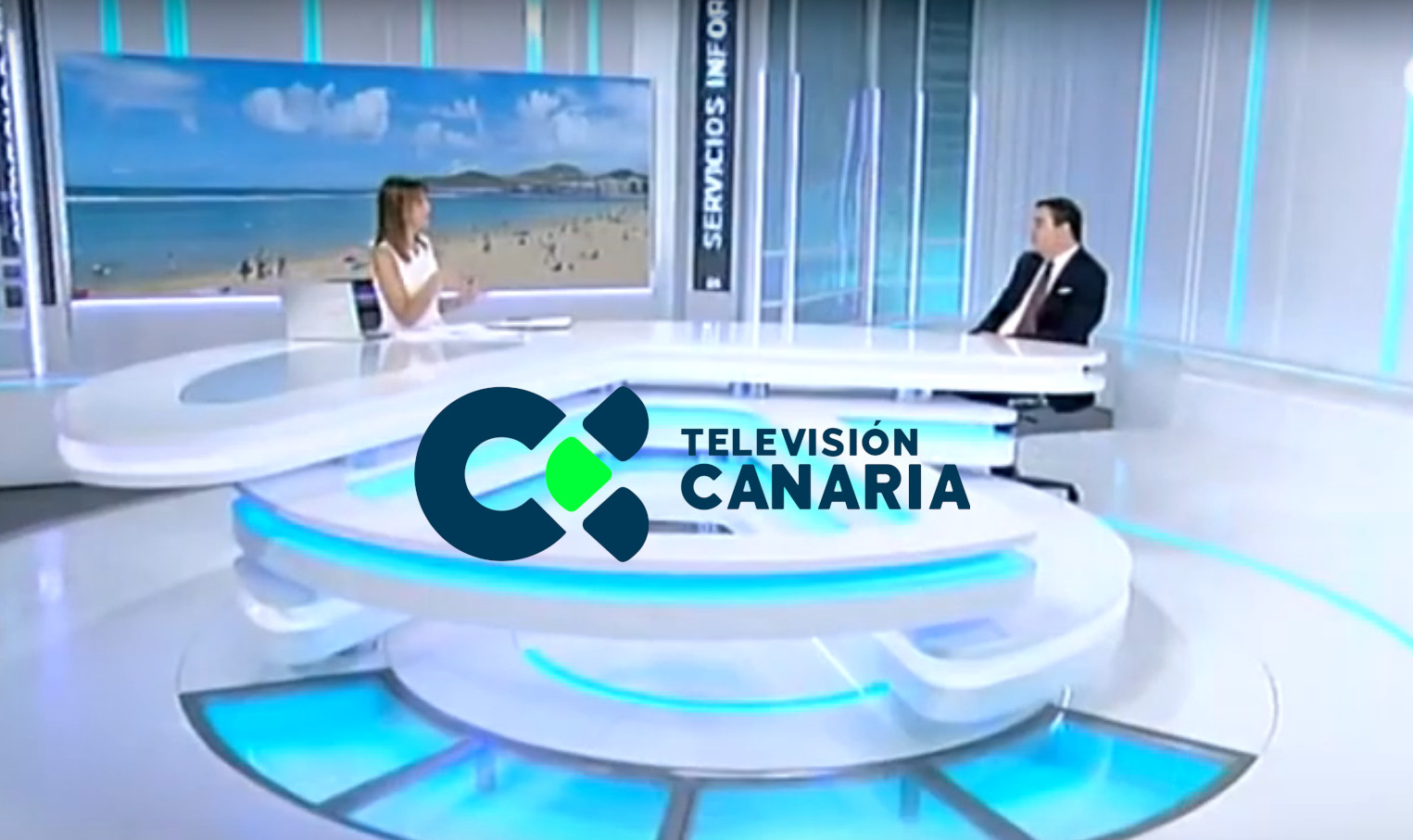 Entrevista en los Informativos de Televisión Canaria a COPTURISMO