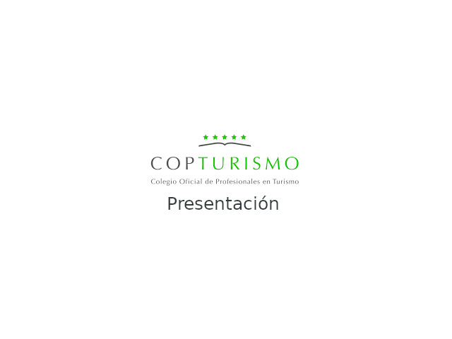 Presentación del Colegio Oficial de Profesionales en Turismo de Canarias